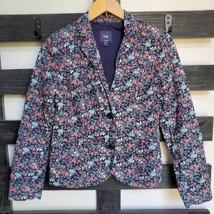 Gap Floral Casual Blazer